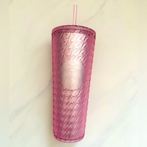 NWT Starbucks Valentines Day 2024 Pink Chainlink Tumbler - Venti